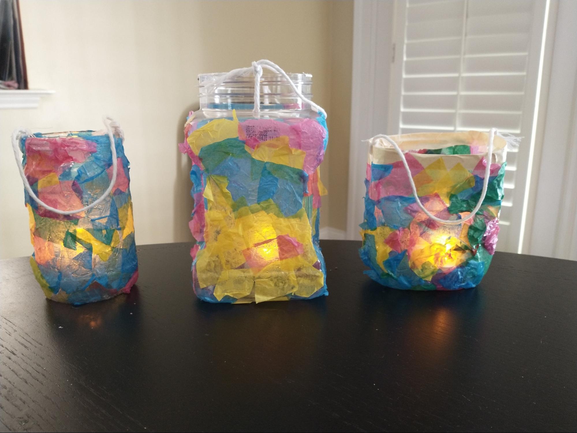 Picture of our childrens' lanterns