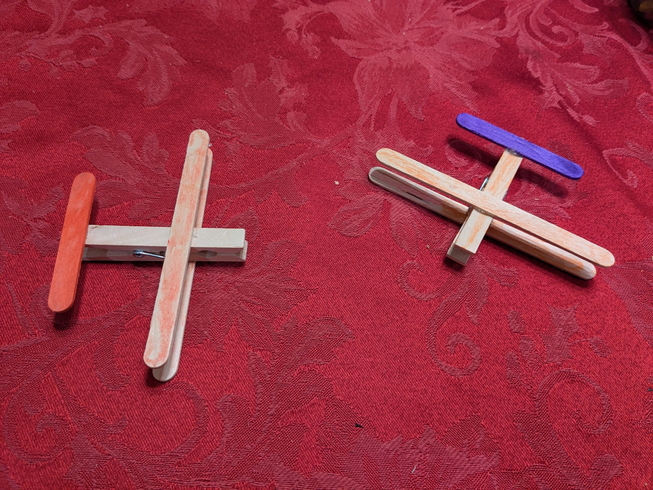 Craft Stick Biplane
