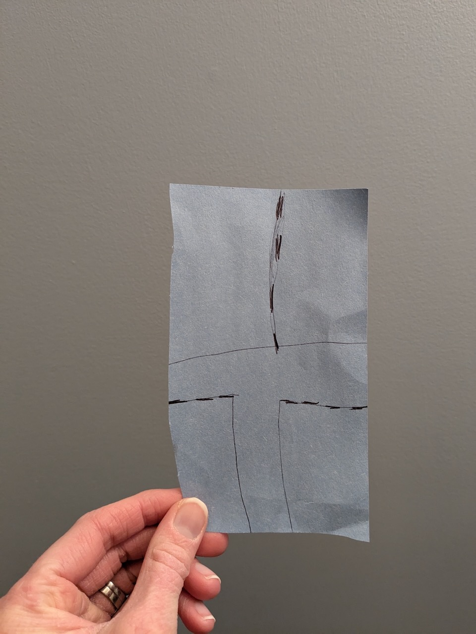 Simple Helicopter before cutting