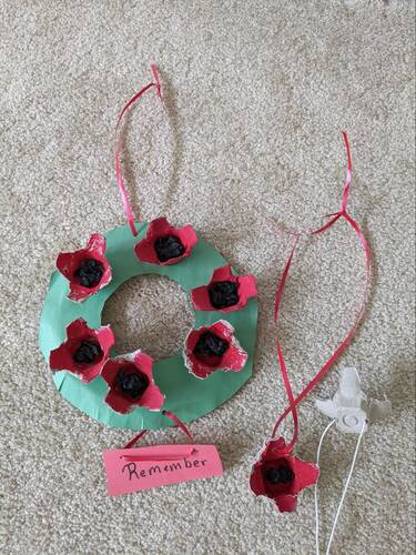 Example of poppy crafts