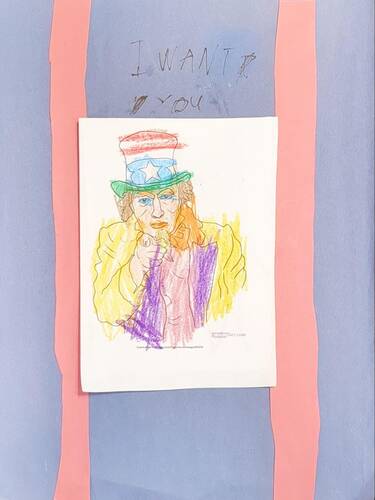 Example of Uncle Sam Poster craft