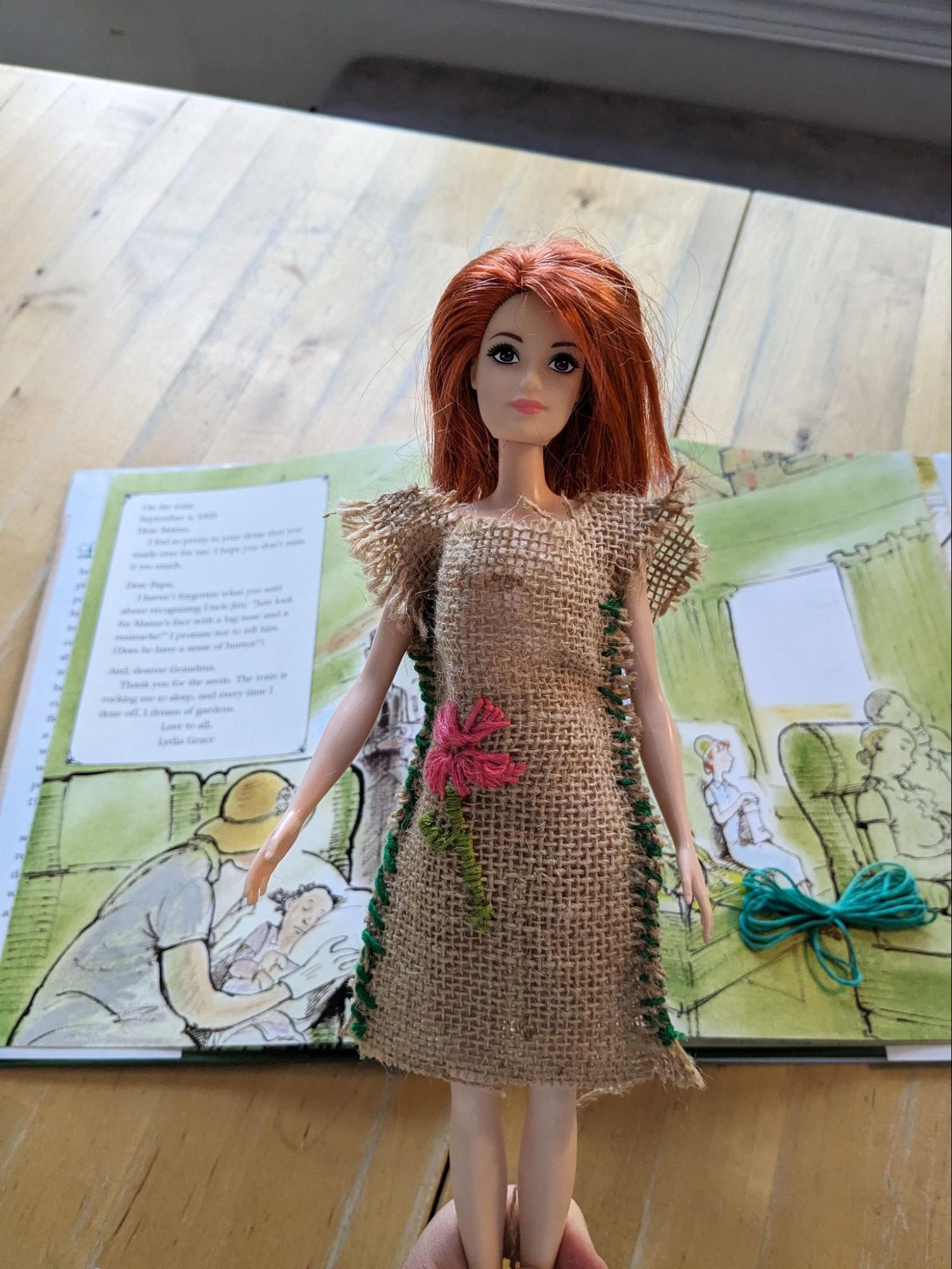 Example of doll and dress