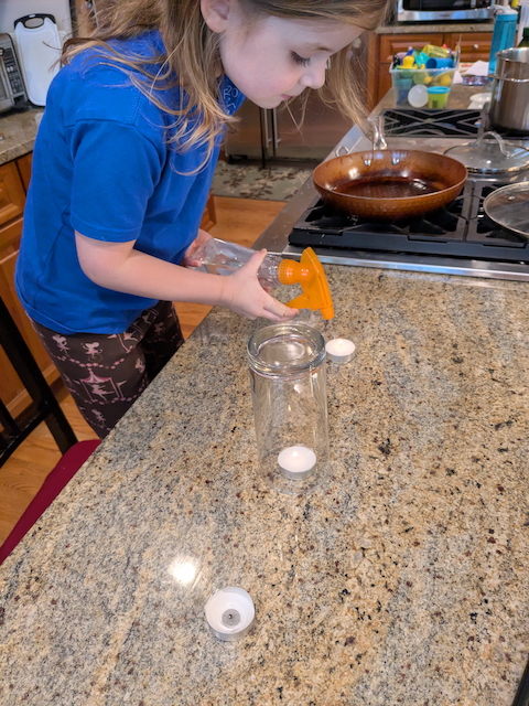 Extinguishing flame
